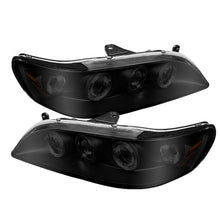 Load image into Gallery viewer, Spyder Honda Accord 98-02 1PC Projector Headlights LED Halo Amber Reflctr Blk PRO-YD-HA98-AM-BK - eliteracefab.com