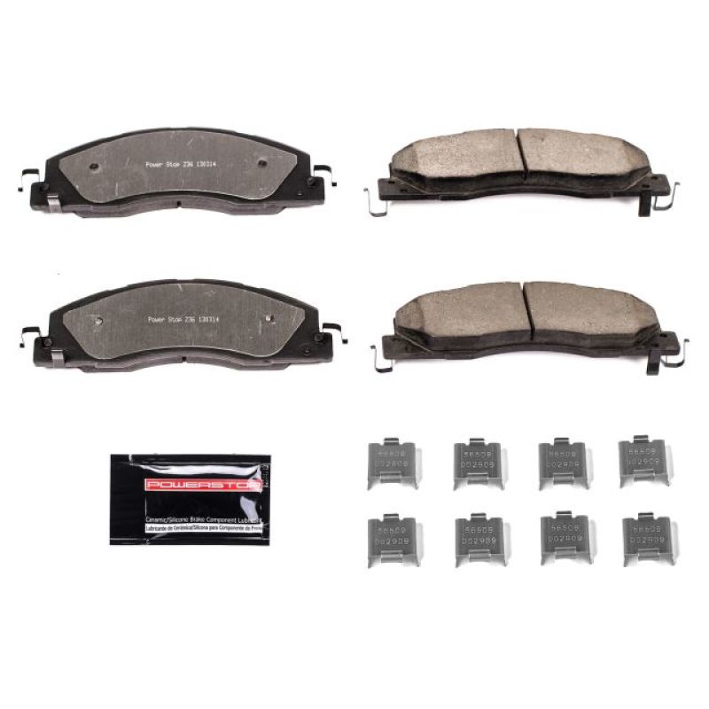 Power Stop 09-10 Dodge Ram 2500 Front Z36 Truck & Tow Brake Pads w/Hardware - eliteracefab.com