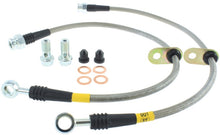 Load image into Gallery viewer, STOPTECH 08-10 EVO X AWD STAINLESS STEEL REAR BRAKE LINES, 950.46508 - eliteracefab.com