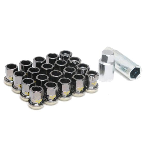 Project Kics 12X1.25 Black R26 Lug Nuts - 16+4 - eliteracefab.com