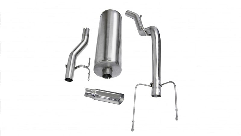 Corsa/dB 04-05 Dodge Ram Quad Cab/Short Bed 1500 4.7L V8 Polished Sport Cat-Back Exhaust CORSA Performance
