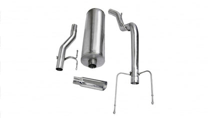Corsa/dB 04-05 Dodge Ram Quad Cab/Short Bed 1500 4.7L V8 Polished Sport Cat-Back Exhaust CORSA Performance