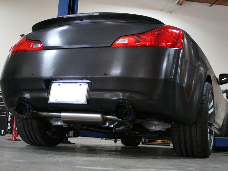 aFe Takeda 2-1/2in 304SS Cat-Back Exhaust Infiniti G37 08-13/Q60 14-15 V6-3.7 w/ Blue Flame Tips aFe