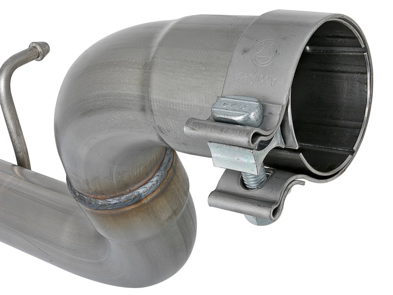 aFe MACH Force-Xp Axle-Back Exhaust System w/Polished Tip 18-20 Jeep Wrangler L4-2.0T / V6-3.6L aFe