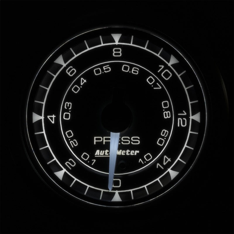 Autometer Chrono 2-1/16in 15PSI Pressure Gauge 8162