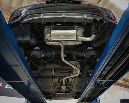aFe POWER Takeda 2in to 2-1 304 SS Cat-Back Exhaust w/ Black Tips 11-17 Lexus CT200h 1.8L aFe