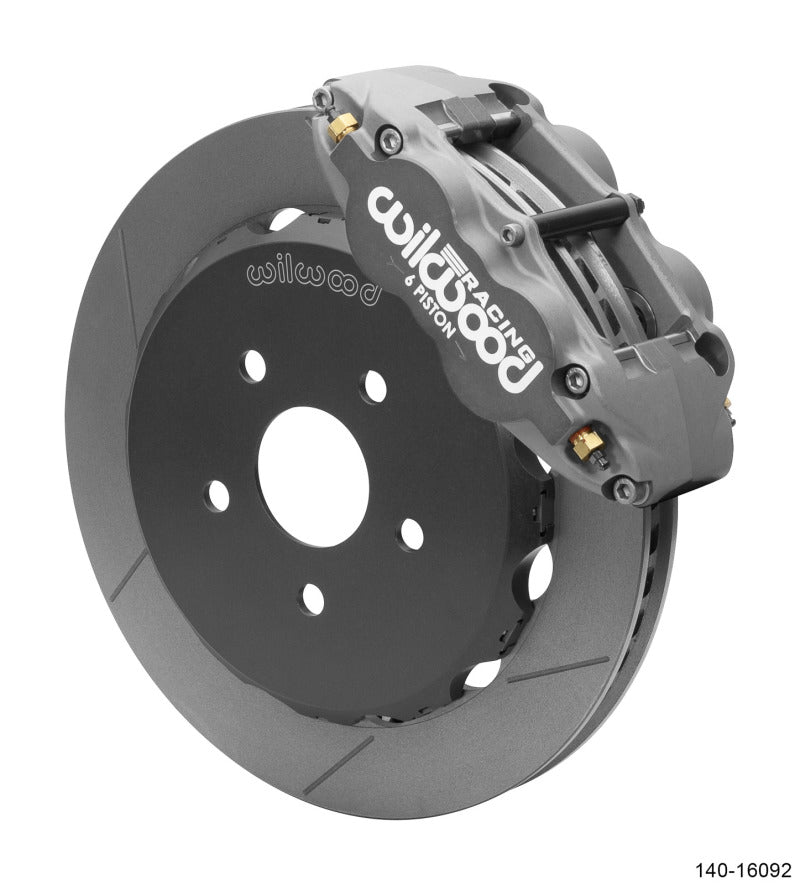 Wilwood Forged Narrow Superlite 6R Front Brake Kit (Race) 12.88in Slotted Rotor 06-15 Honda Civic Si Wilwood