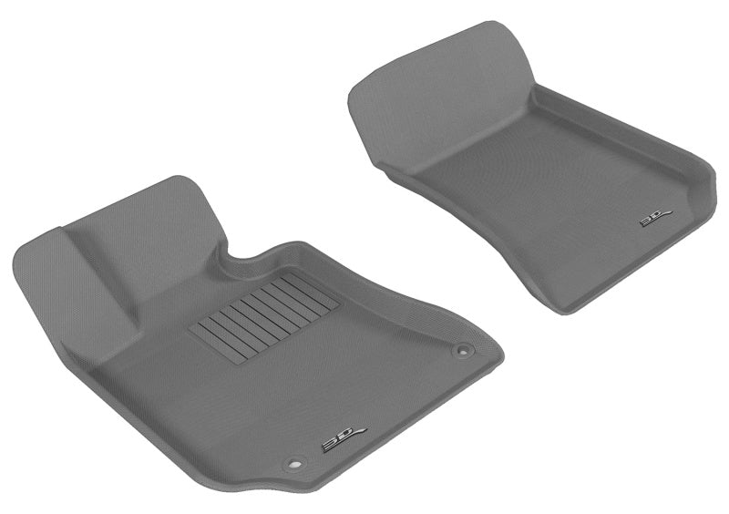 3D MAXpider L1MB05711501 2010-2013 Mercedes-Benz E-Class W212 Kagu 1st Row Floormat - Gray