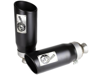 aFe MACH Force-XP 4-1/2in Steel OE Replacement Exhaust Tips - 2021+ Dodge Ram (5.7L V8) - Black aFe
