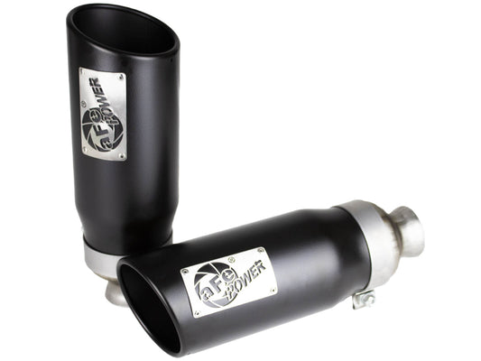 aFe MACH Force-XP 4-1/2in Steel OE Replacement Exhaust Tips - 2021+ Dodge Ram (5.7L V8) - Black aFe
