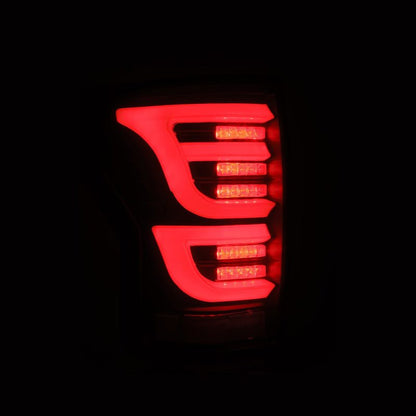AlphaRex 670030 07-13 Toyota Tundra LUXX-Series LED Tail Lights Black