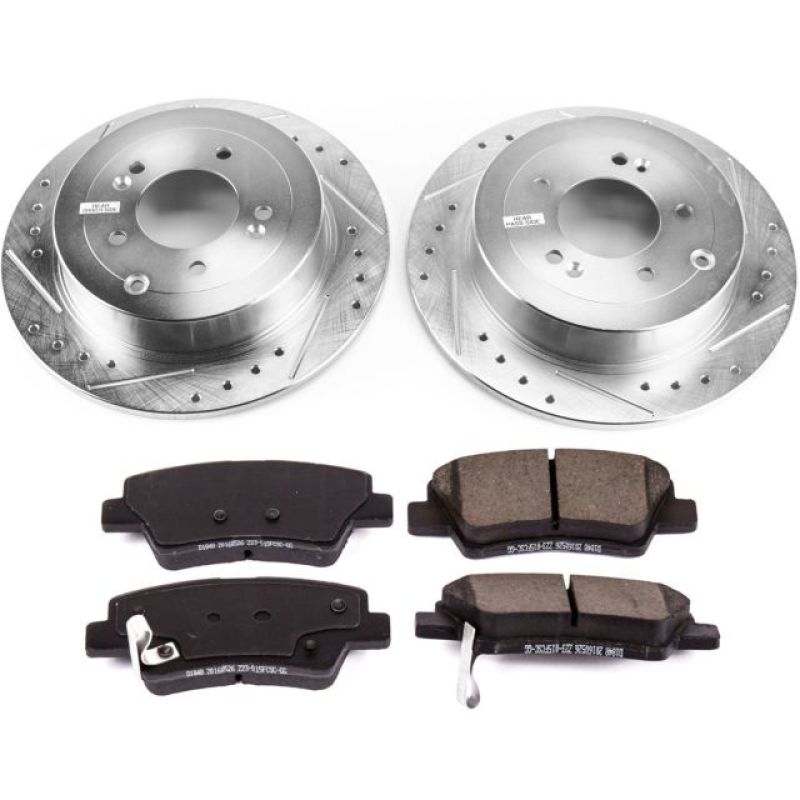 Power Stop 16-18 Hyundai Tucson Rear Z23 Evolution Sport Brake Kit PowerStop