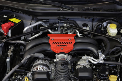 Perrin 2022+ Subaru BRZ / Toyota GR86 Engine Cover - Red Wrinkle - eliteracefab.com