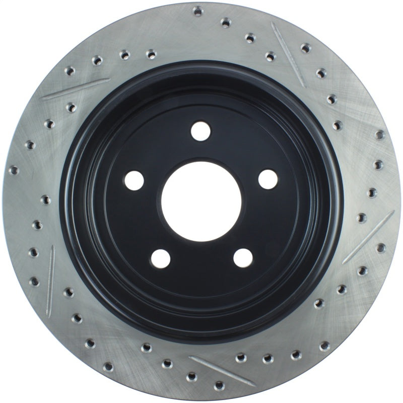 StopTech Slotted & Drilled Sport Brake Rotor 11-17 Jeep Grand Cherokee (Excludes SRT8) Stoptech