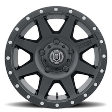 Load image into Gallery viewer, ICON Rebound 18x9 5x150 25mm Offset 6in BS 110.1mm Bore Satin Black Wheel - eliteracefab.com