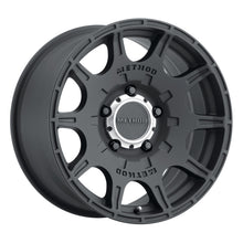 Load image into Gallery viewer, Method MR308 Roost 18x9 +18mm Offset 5x150 110.5mm CB Matte Black Wheel - eliteracefab.com