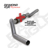 Diamond Eye KIT 5in CB MFLR RPLCMENT PIPE SGL AL: 2006-2007.5 CHEVY 6.6L 2500/3500- K5126A-RP