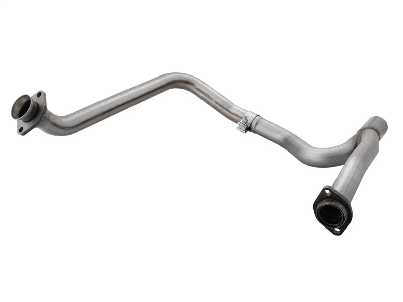 aFe Power Twisted Steel Y-Pipe Stainless Steel 2.5in 12-14 Jeep Wrangler V6 3.6L - eliteracefab.com