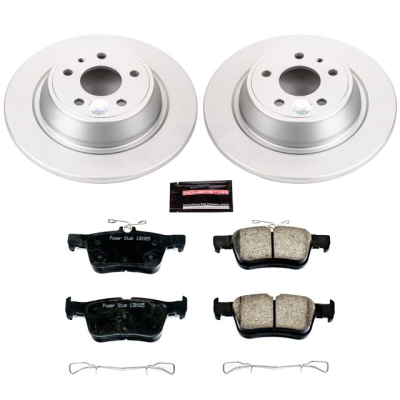 Power Stop 13-19 Ford Fusion Rear Z17 Evolution Geomet Coated Brake Kit - eliteracefab.com