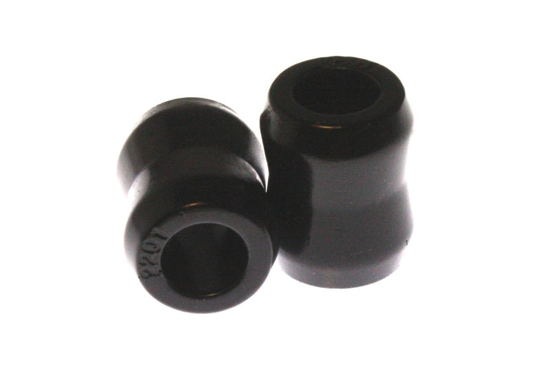 Energy Suspension Black Hour Glass Shock Bushings 5/8 inch I.D./ 1 min - 1 1/8 max inch / O.D.1 7/16 - eliteracefab.com