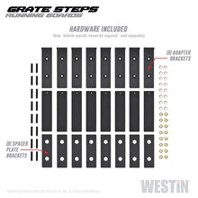 Load image into Gallery viewer, Westin Grate Steps Running Boards 90 in - Textured Black - eliteracefab.com