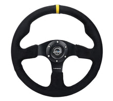 Load image into Gallery viewer, NRG Reinforced Steering Wheel (320mm) Alcantara Steering Wheel w/ Black Stitching - RST-012SA