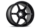 Advan RG-4 18x8.5 +37 5-114.3 Semi Gloss Black Wheel