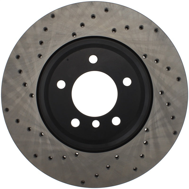 STOPTECH 07-10 BMW 335I CROSS DRILLED RIGHT FRONT ROTOR, 128.34093R - eliteracefab.com