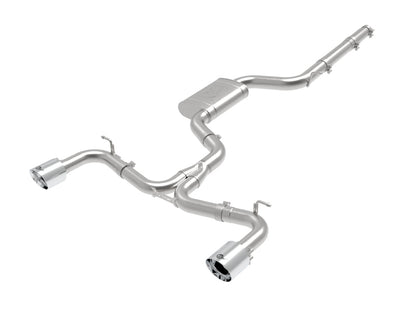 aFe MACHForce XP 3in-2.5in SS Exhaust Cat-Back 18-19 Volkswagen GTI (MK7.5) L4-2.0L (t) - Polished aFe