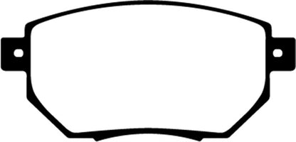 EBC 03-05 Infiniti FX35 3.5 Yellowstuff Front Brake Pads - eliteracefab.com