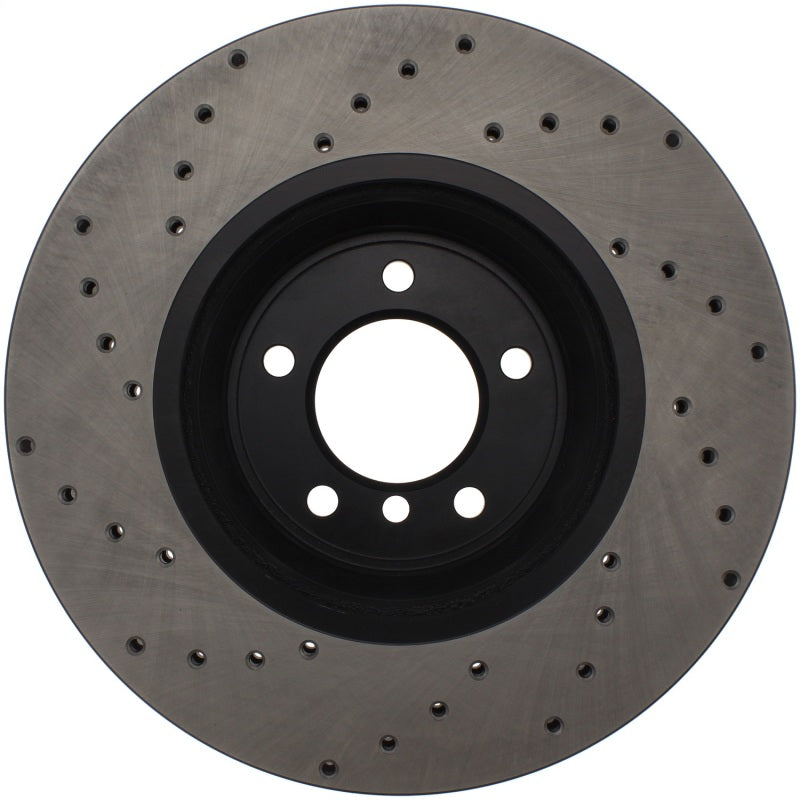 StopTech 07-10 BMW 335i Cross Drilled Left Front Rotor - eliteracefab.com