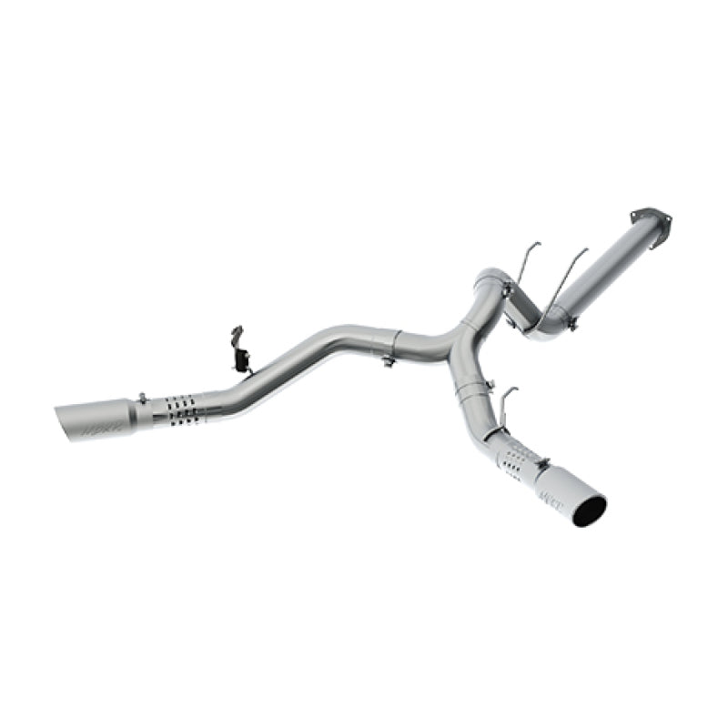 MBRP 17-19 Ford F-250/350/450 6.7L 4in Filter Back Cool Duals T409 Exhaust System - eliteracefab.com
