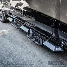 Load image into Gallery viewer, Westin 19-22 Chevrolet Silverado 1500 DC HDX Xtreme Nerf Step Bars - Tex. Blk