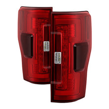 Load image into Gallery viewer, Spyder 17-18 Ford F-250 SD (w/Blind Spot Sensor) LED Tail Lights - Red Clr (ALT-YD-FS17BS-LED-RC) - eliteracefab.com