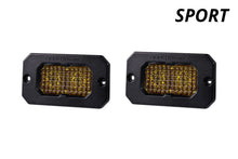 Load image into Gallery viewer, Diode Dynamics Stage Series 2 In LED Pod Sport - Yellow Flood Flush ABL (Pair)