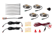 Load image into Gallery viewer, Diode Dynamics RGBW Footwell Strip Kit 4pc Multicolor