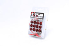 Load image into Gallery viewer, WHEEL MATE MONSTER LUG NUT CAPS – RED 14×1.50 - eliteracefab.com