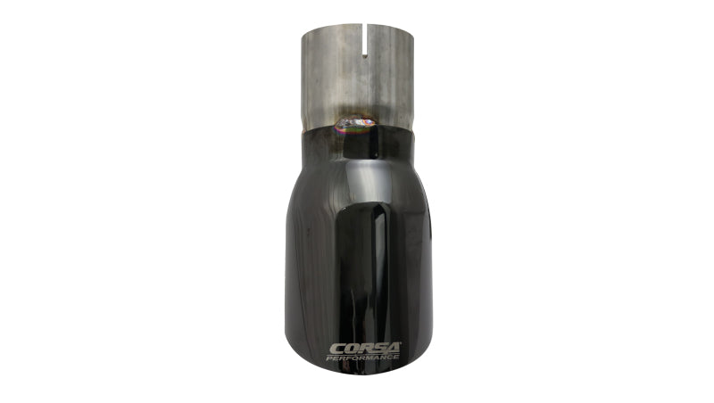 Corsa Single Universal 3.0in Inlet / 4.0in Outlet Black PVD Pro-Series Tip Kit CORSA Performance