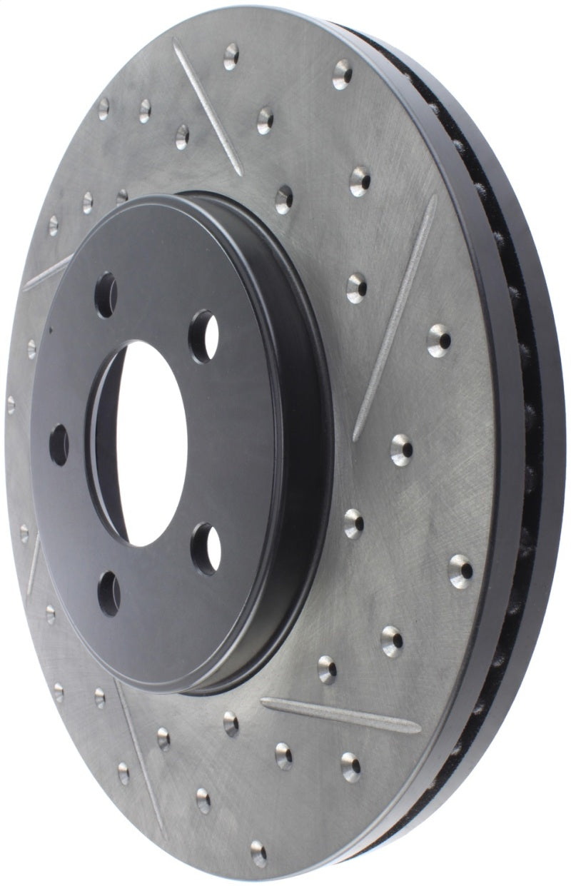 StopTech 03-09 Lincoln Town Car / 03-09 Mercury Grand Marquis Front Left Slotted & Drilled Rotor Stoptech