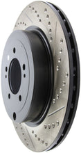 Load image into Gallery viewer, StopTech Slotted &amp; Drilled Sport Brake Rotor - eliteracefab.com