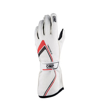 Load image into Gallery viewer, OMP Tecnica Gloves My2021 White - Size M (Fia 8856-2018)