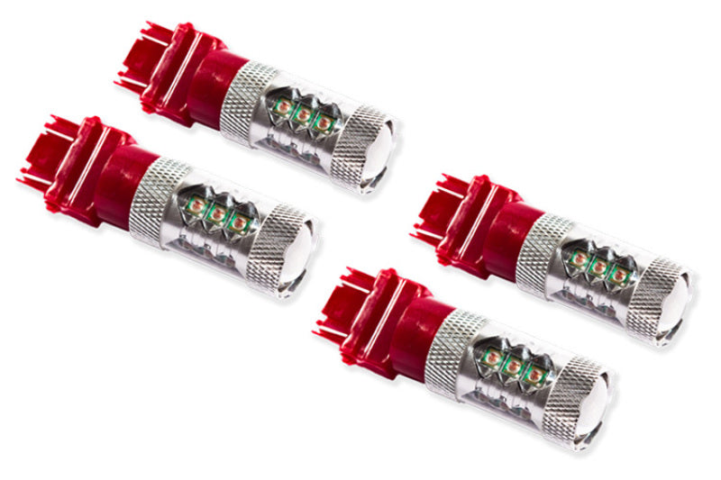 Diode Dynamics 07-13 GMC Sierra 1500 Rear Turn/Tail Light LED 3157 Bulb XP80 LED - Red Set of 4 Diode Dynamics