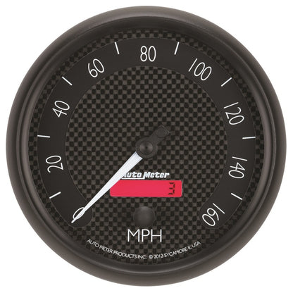 Autometer GT Series 5in In Dash 0-160 MPH Electronic Programmable Speedometer 8089