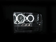 Load image into Gallery viewer, ANZO USA Ford Excursion Projector Headlights W/ Halo Chrome W/ Led Strip Ccfl 1pc; 2005-2007 - eliteracefab.com