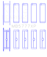 King Dart LS Next Block (Size STD) Performance Main Bearing Set