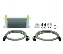 Load image into Gallery viewer, Mishimoto Universal 10 Row Oil Cooler Kit (Metal Braided Lines) - eliteracefab.com