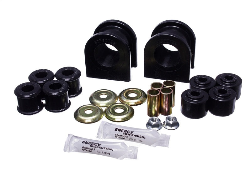 Energy Suspension 89-11 Ford F53 Motorhome Black 36mm Rear Sway Bar Bushing Set - eliteracefab.com