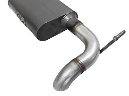 aFe Scorpion Exhaust System Cat Back 2.5in Aluminized Hi-Tuck 07-18 Jeep Wrangler JK V6 3.6/3.8L - eliteracefab.com