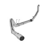 MBRP 08-10 Ford 6.4L F250/350/450 4 inch Filter Back Single Side Exit Aluminum and Down Pipe