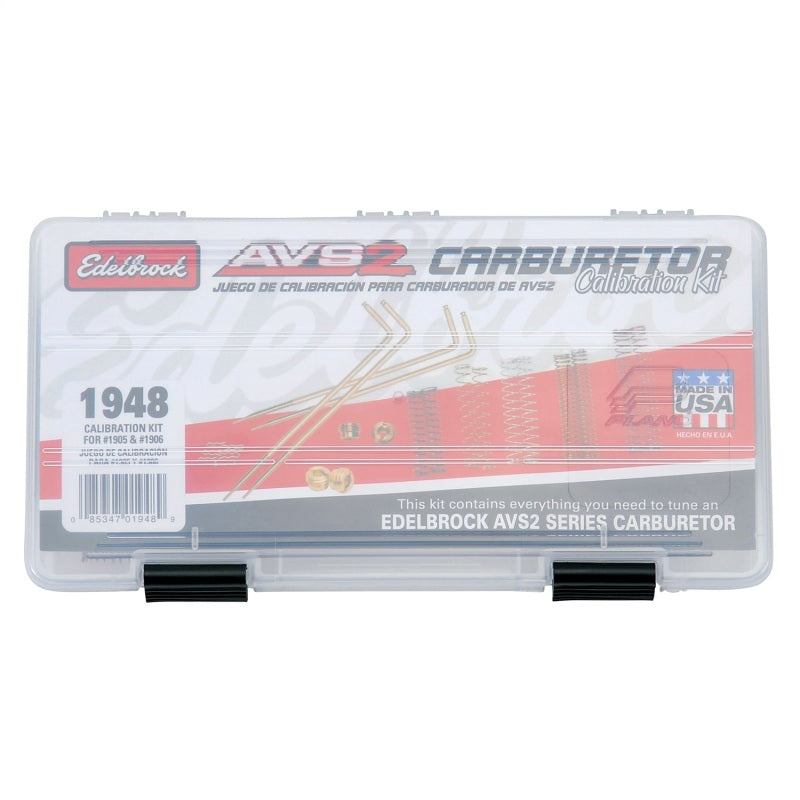 Edelbrock Calibration Kit for 1905 / 1906 - eliteracefab.com